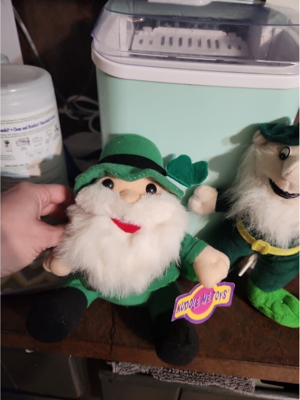 St Patricks Day Plush Man Ireland Irish Green Allieo Stuffed Plush Kuddle Me Toy